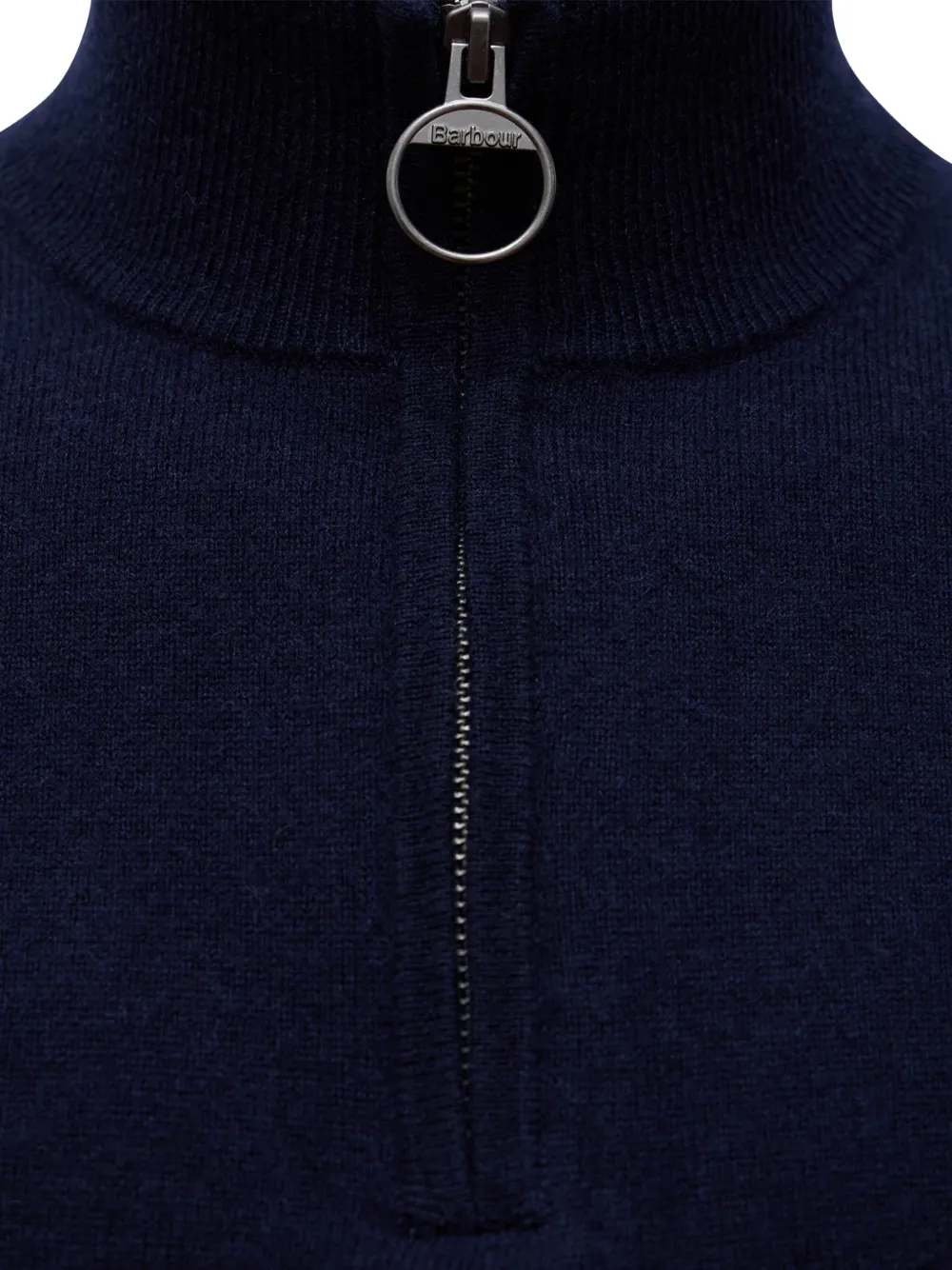Barbour Ronson wool-cashmere half-zip jumper Blauw