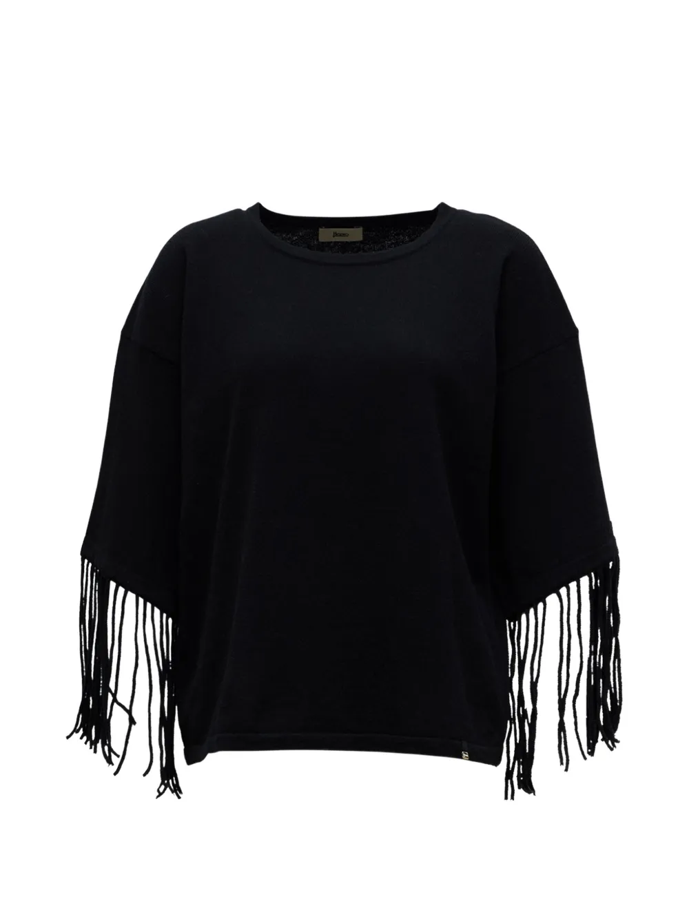 Herno fringe-trim sweater