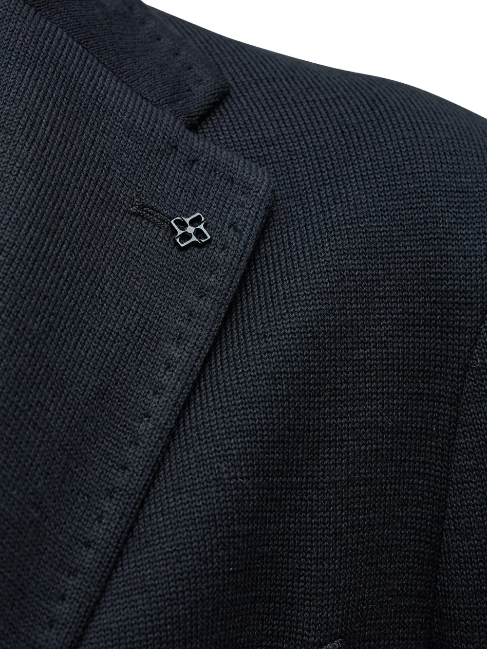 Tagliatore textured single-breasted blazer Zwart