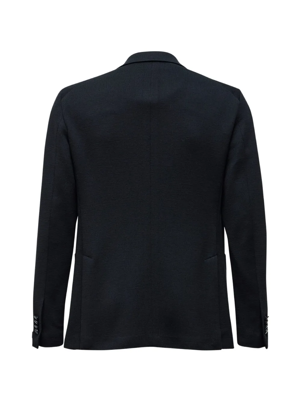 Tagliatore textured single-breasted blazer Zwart