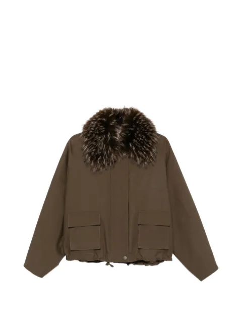 VALENTINI 1972 faux-fur-trim drawstring jacket