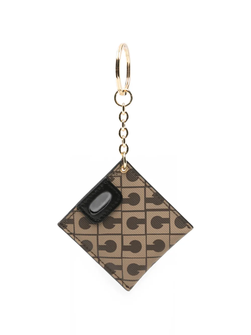 Gherardini Piattina monogram keyring - Nude
