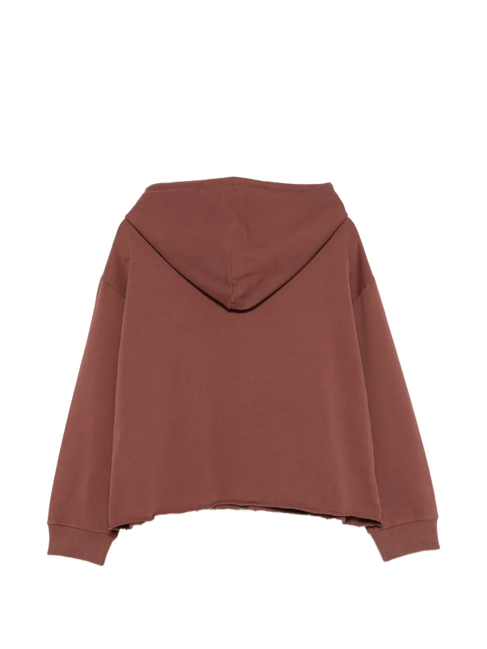 MM6 Maison Margiela Hoodie met logopatch Bruin