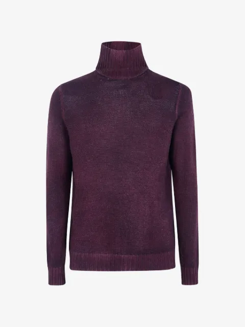 Avant Toi high-neck rib-trimmed sweater