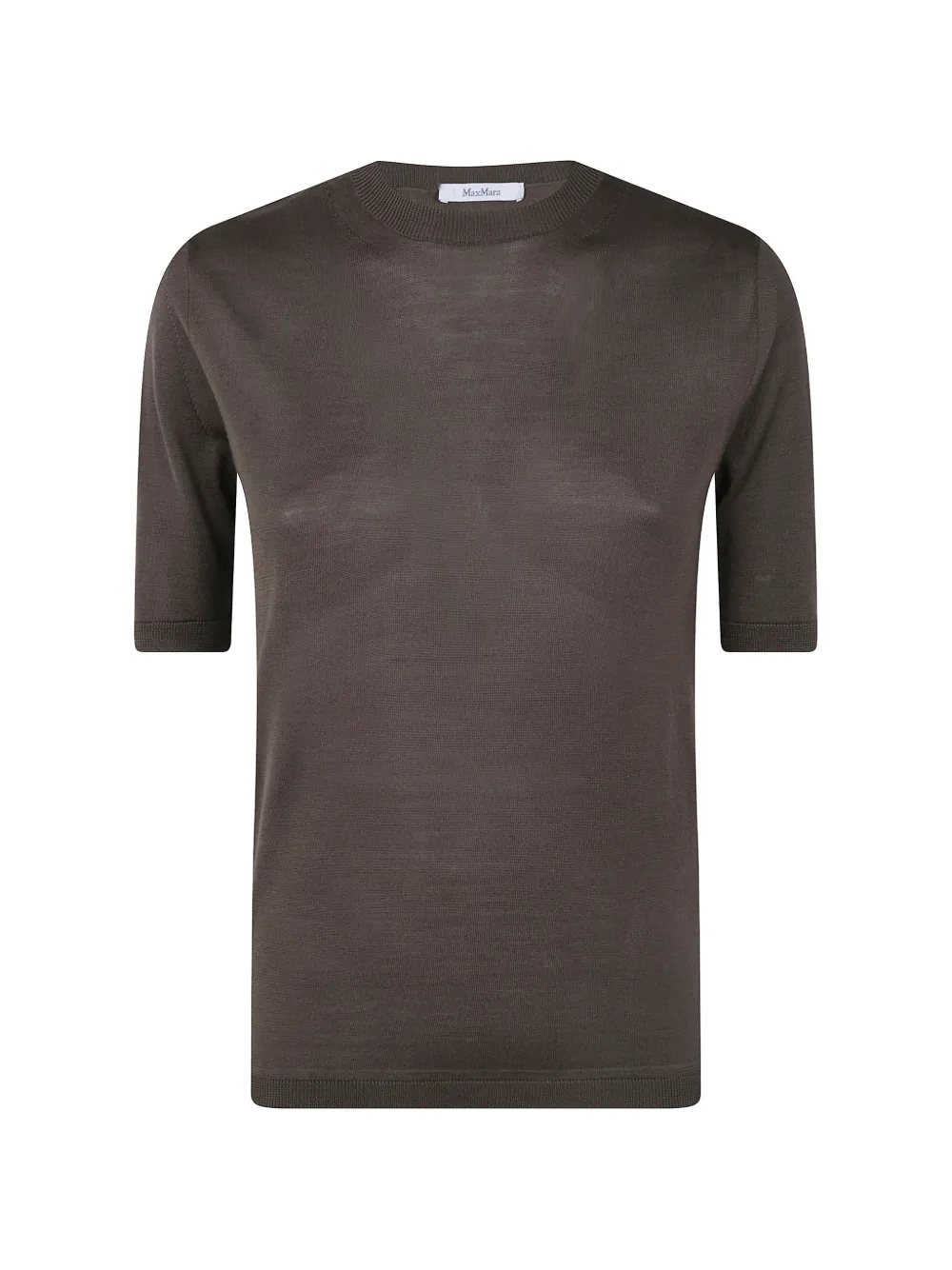 Max Mara Aceti short-sleeve sweater - Marrone