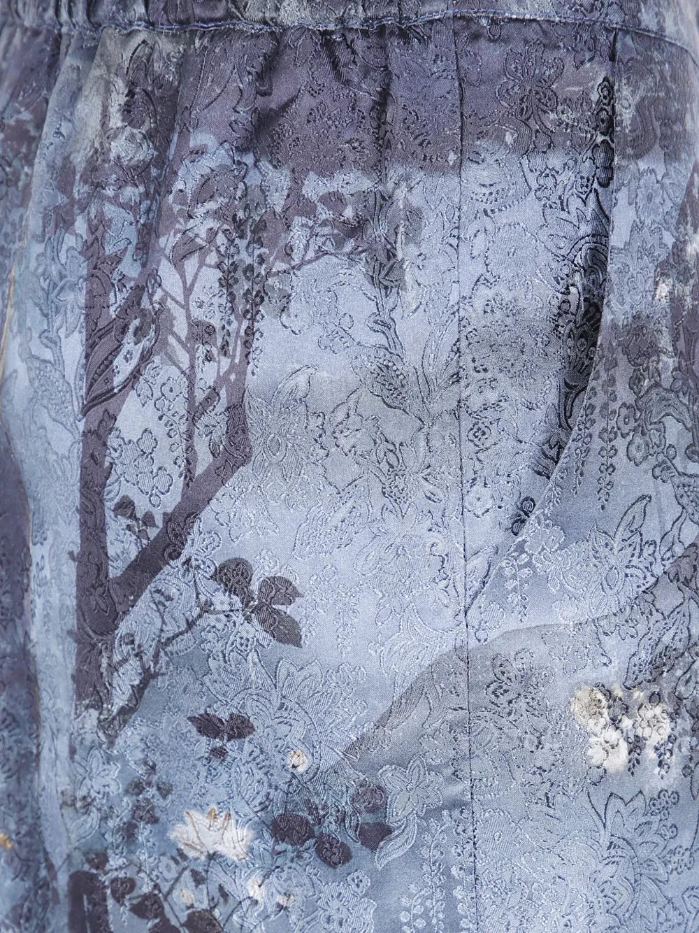 Pierre-Louis Mascia Palazzo broek met bloemenprint Blauw
