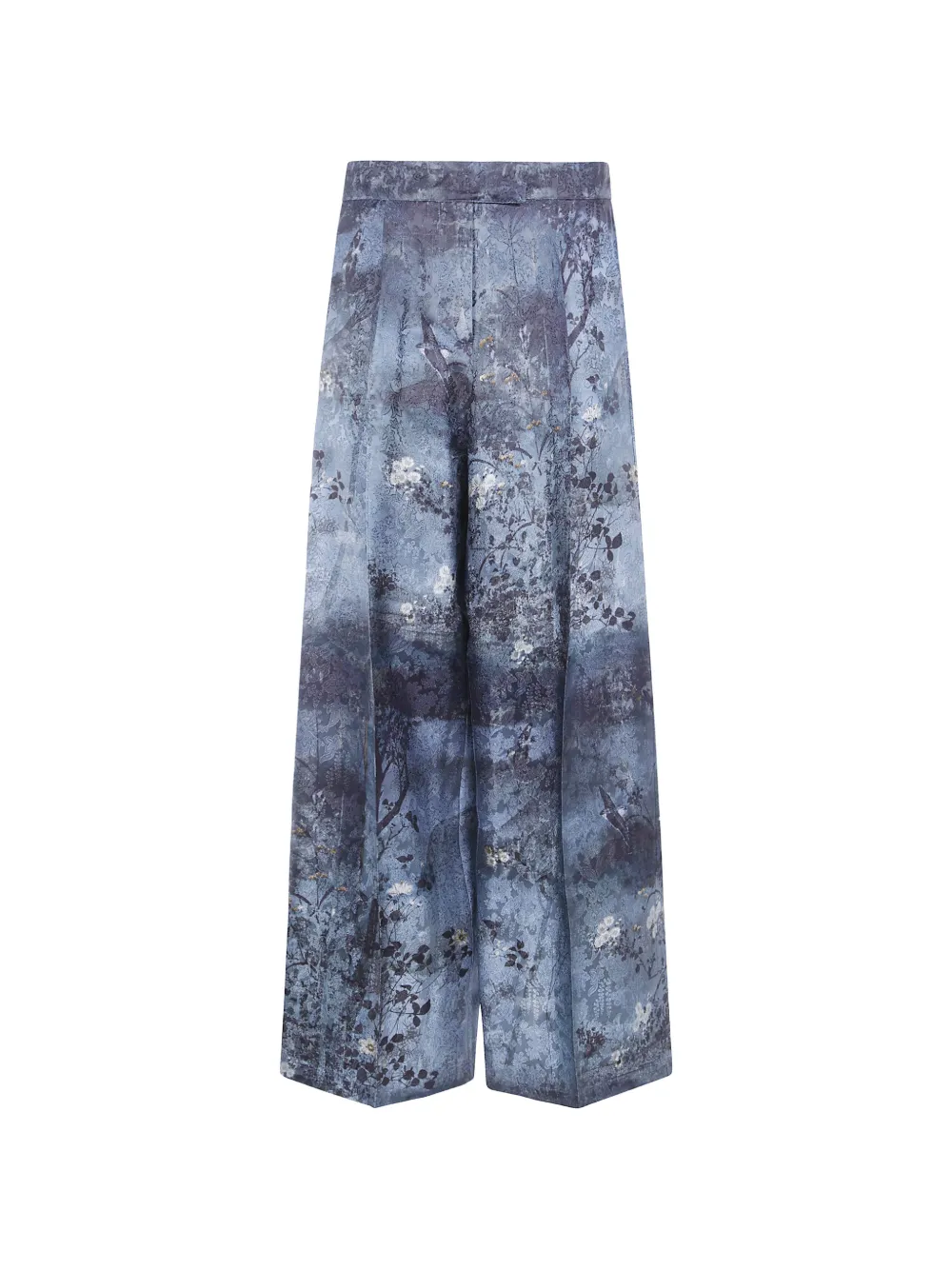 Pierre-Louis Mascia floral-print palazzo trousers - Blau