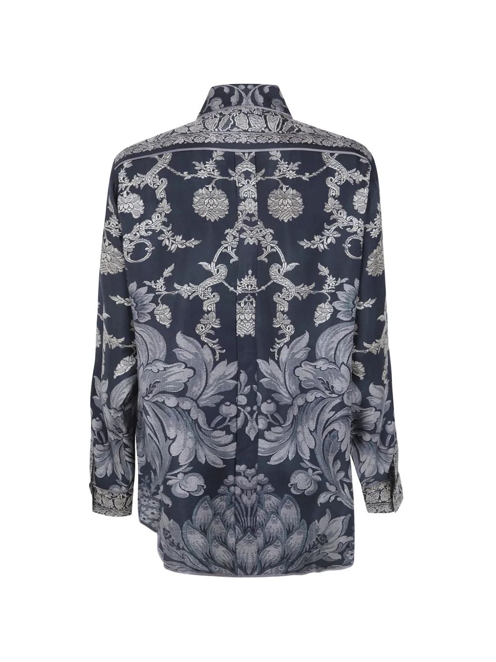 Pierre-Louis Mascia Zijden blouse met bloemenprint Zwart