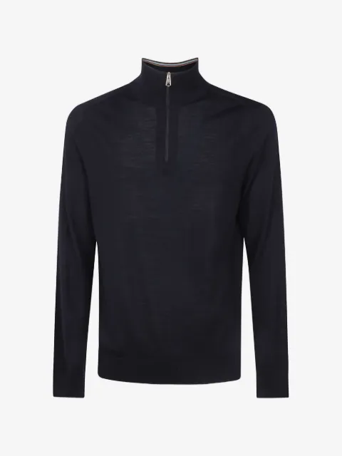 Paul Smith merino-wool zip-up sweater