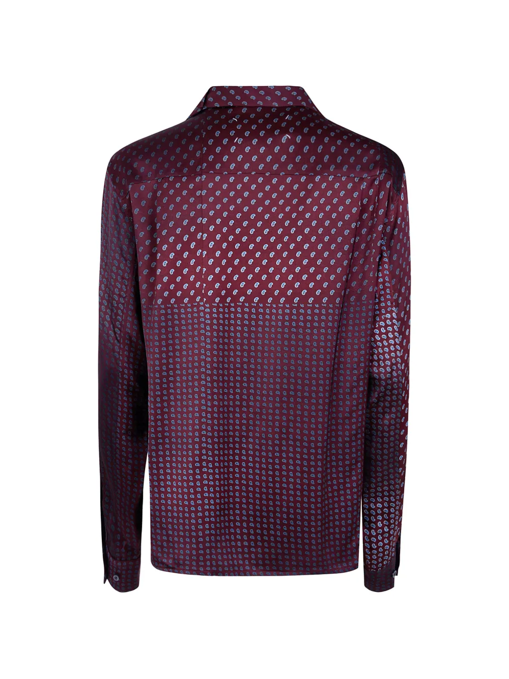 Maison Margiela Button-up overhemd met paisley-print Rood