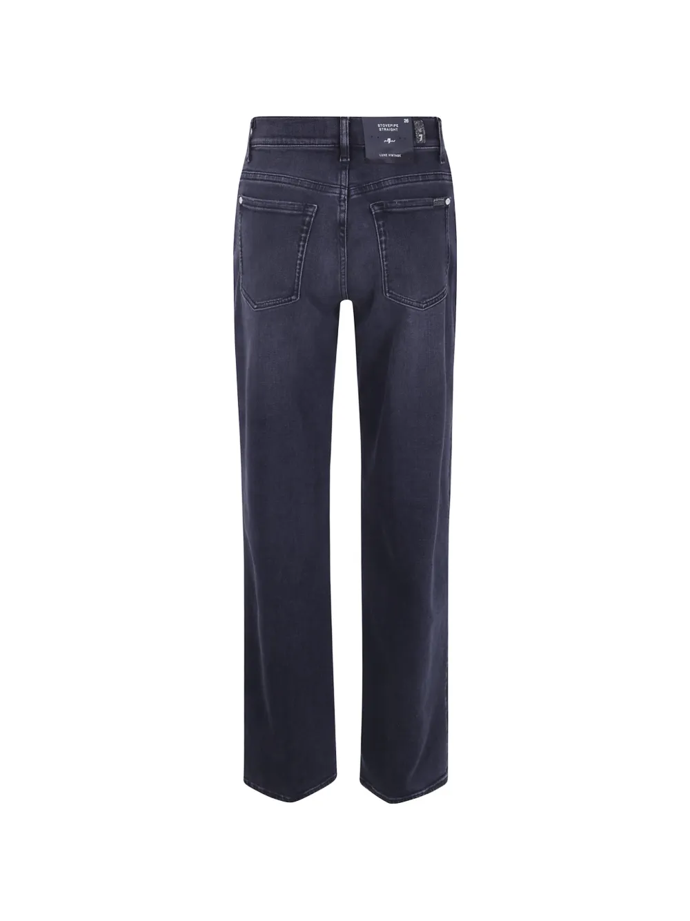 7 For All Mankind Stovepipe jeans met wijde pijpen Grijs