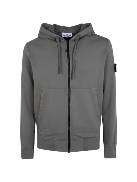 Stone Island sudadera con capucha y parche del logo