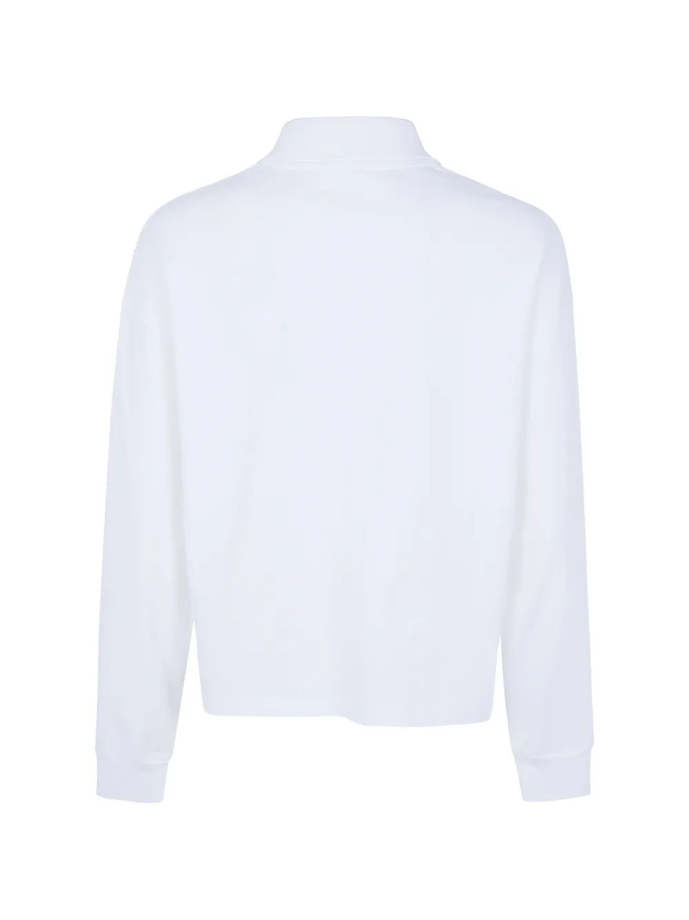 A.P.C. Brianne poloshirt met lange mouwen en logopatch Wit