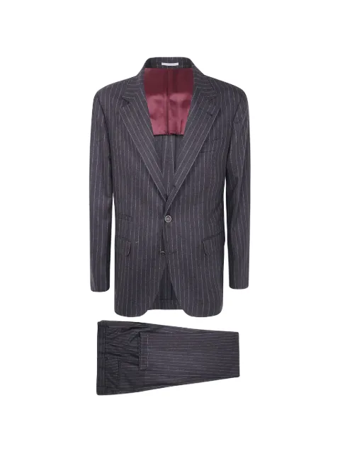 Brunello Cucinelli pinstripe-pattern wool suit
