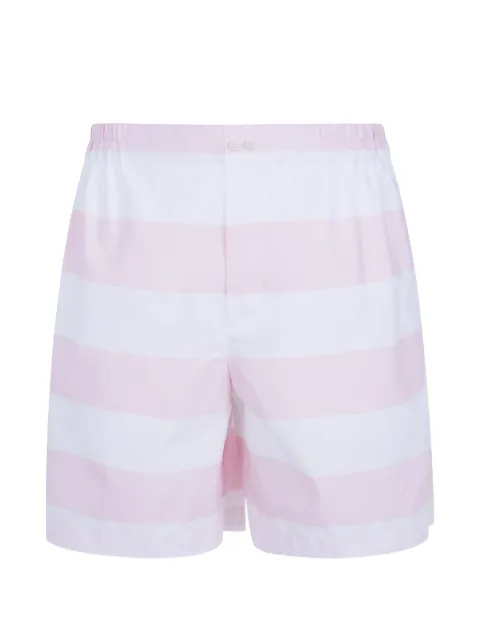 Jacquemus striped jacquard-pattern shorts