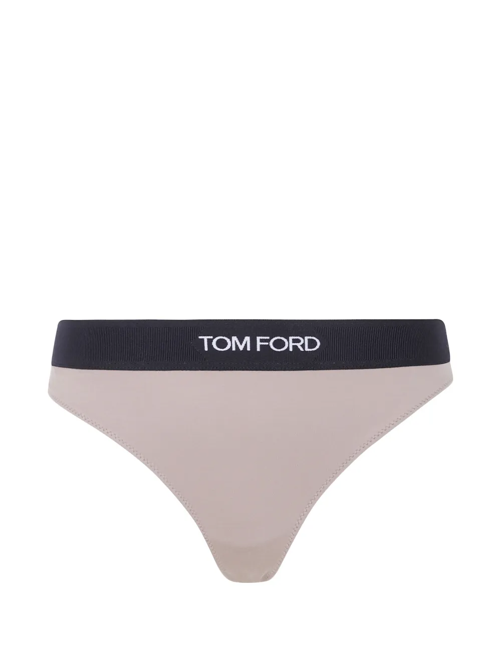 TOM FORD Tanga mit Logo-Bund - Nude