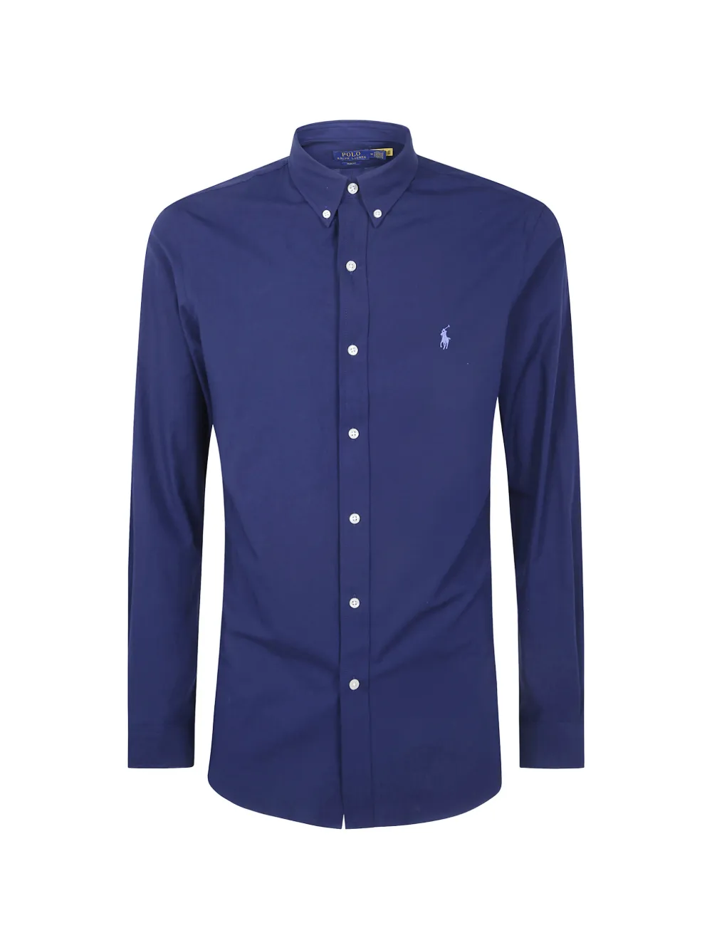 Polo Ralph Lauren button-down embroidered-logo shirt - Blu
