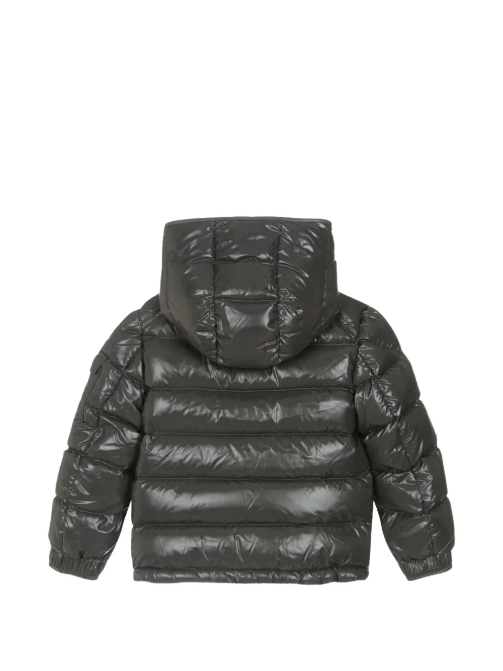 Moncler Enfant Maya gewatteerde jas met capuchon Grijs
