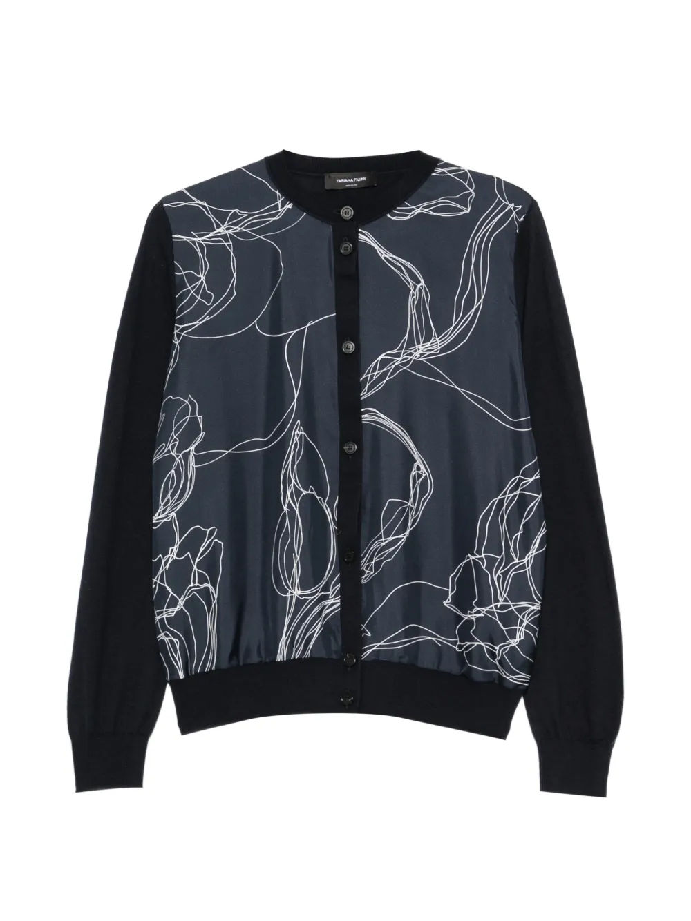 Fabiana Filippi buttoned cardigan - Blau