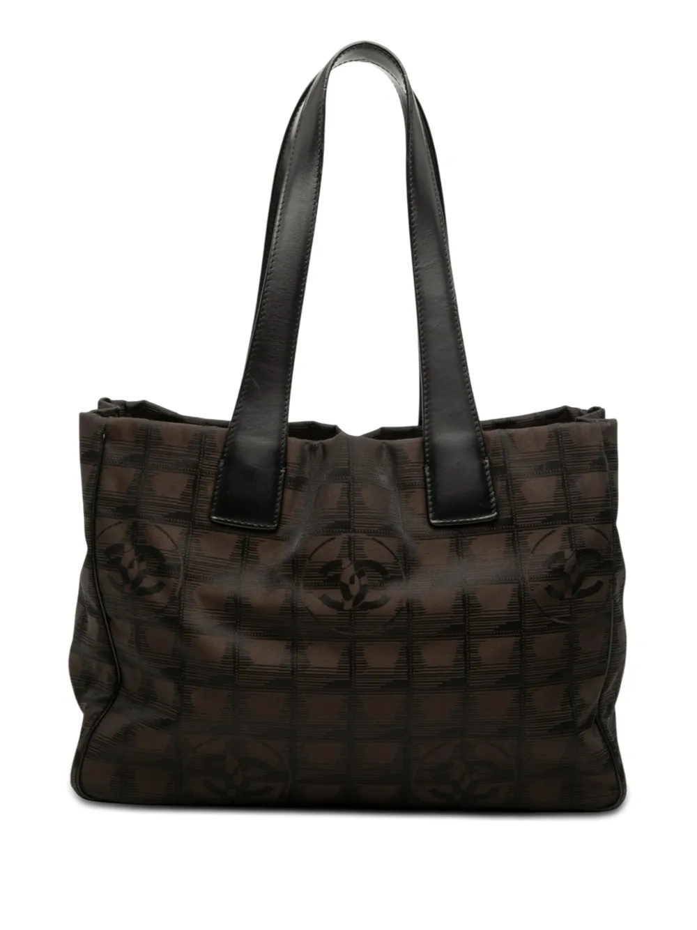 CHANEL Pre-Owned 2004-2005 New Travel Line Nylon tote bag - Marrone