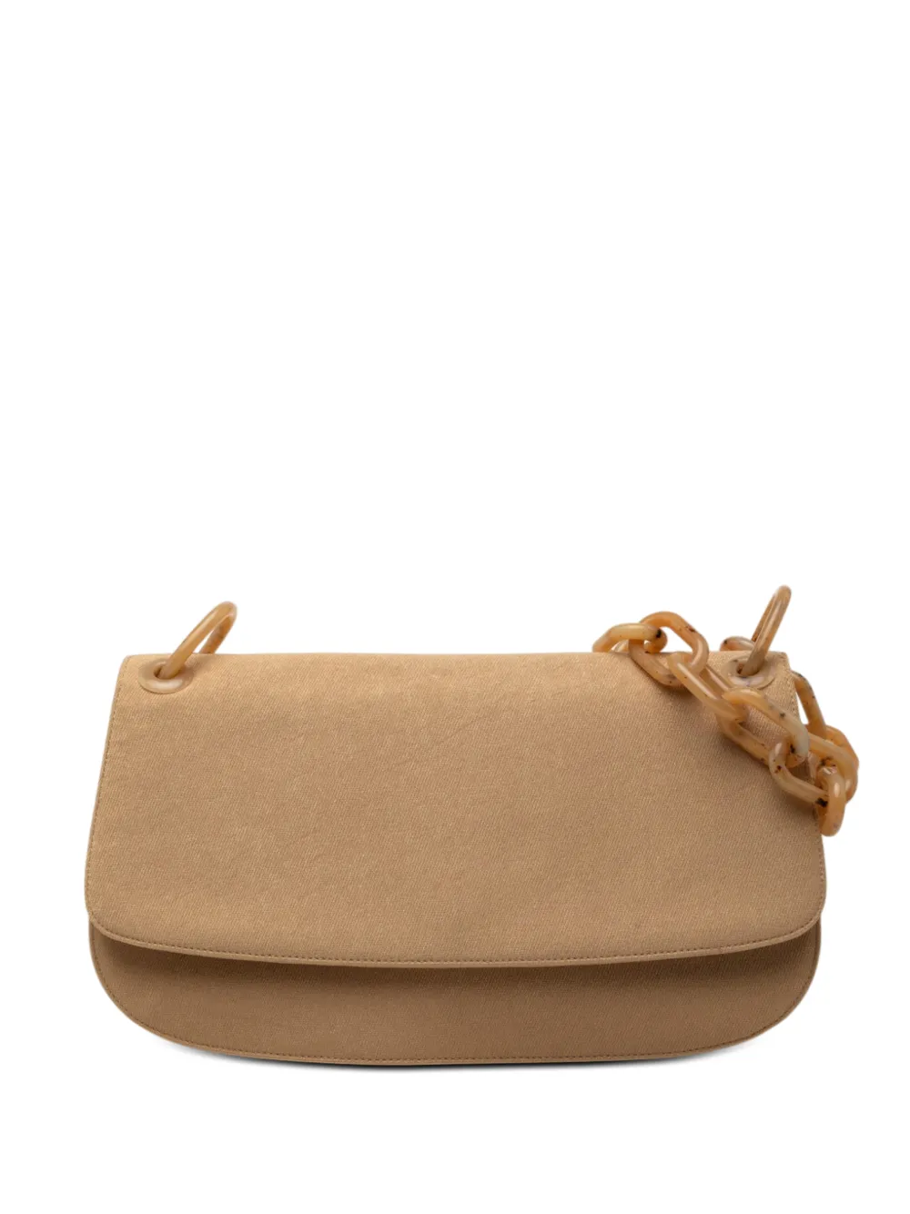 Prada Pre-Owned 2000-2013 Canvas Resin Chain shoulder bag - Marrone
