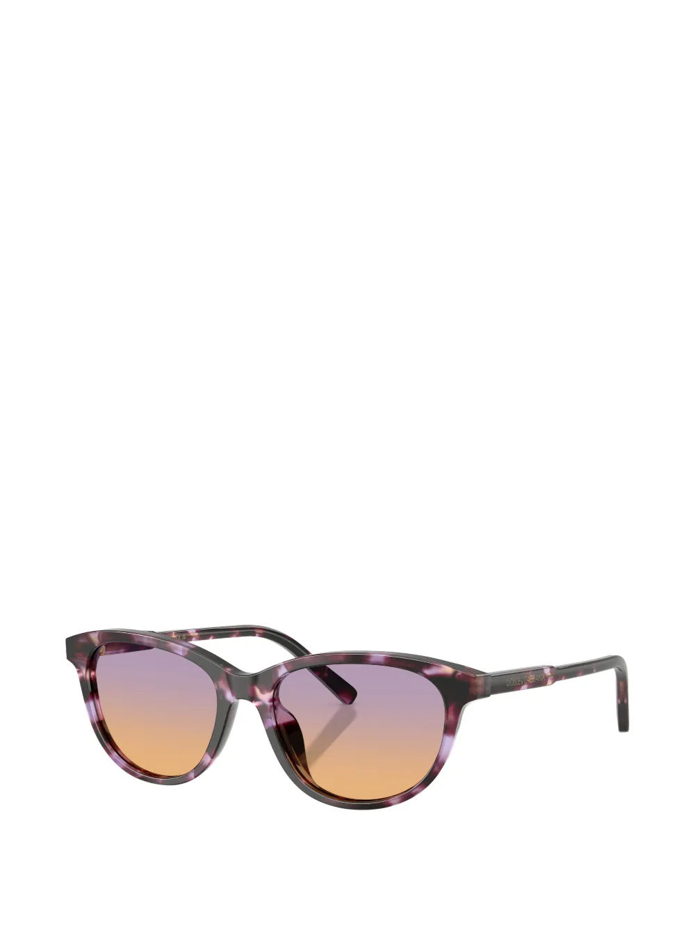 Dolce & Gabbana Eyewear Zonnebril met schildpadschild-design Zwart