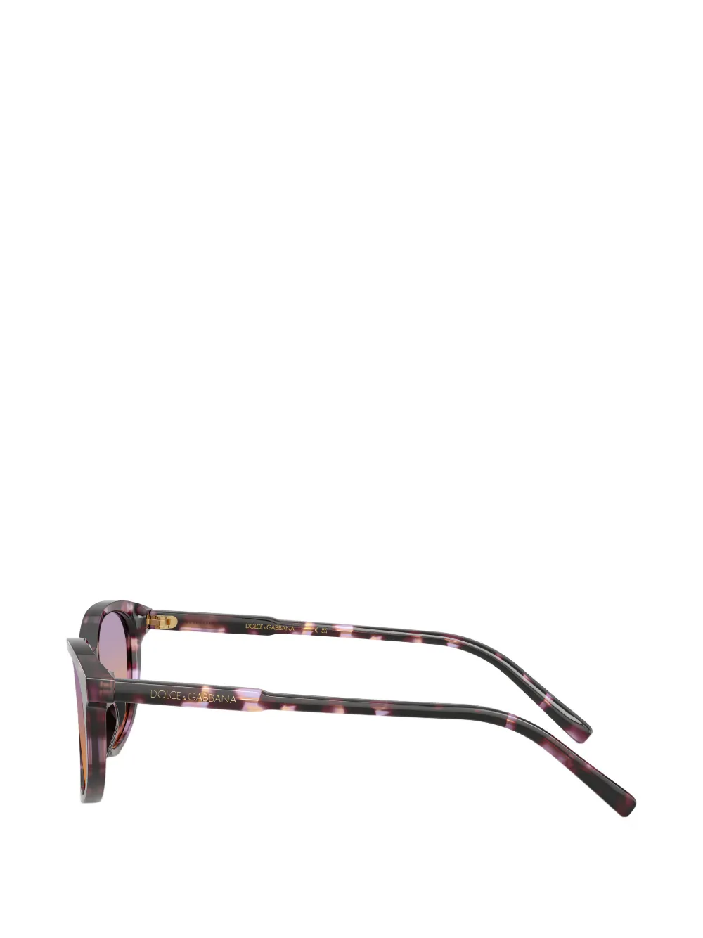 Dolce & Gabbana Eyewear Zonnebril met schildpadschild-design Zwart