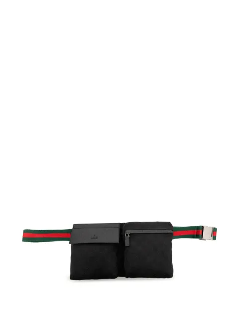 Gucci Pre-Owned riñonera Web Double Pocket con estampado GG clásico 2000-2015