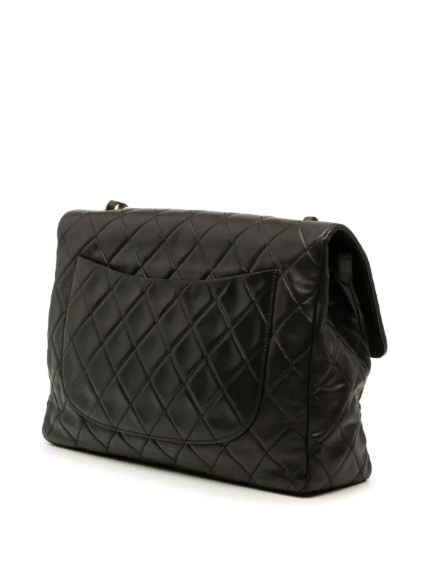 CHANEL Pre-Owned 1994-1996 Jumbo XL Classic Lambskin Single Flap
