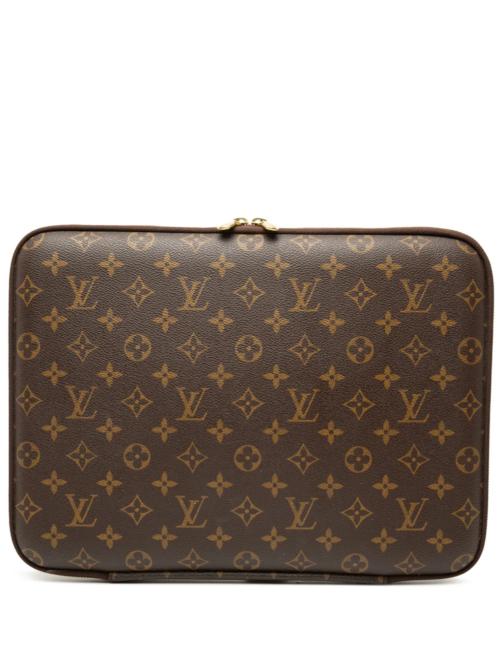 Louis Vuitton Pre-Owned 2008 Monogram Laptop Sleeve 13 - Marrone