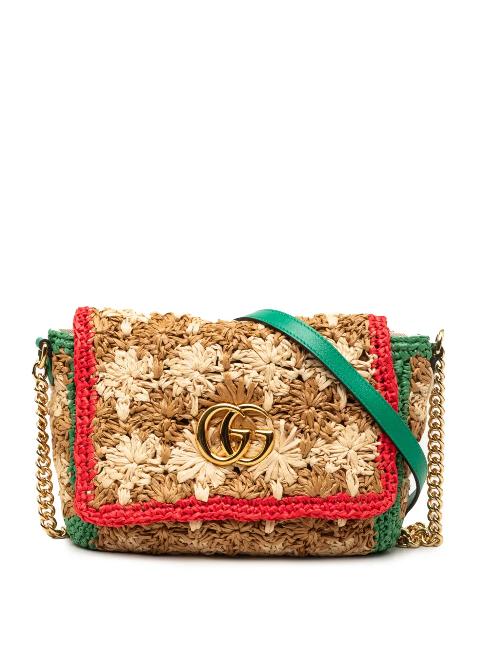 Gucci Pre-Owned Borsa a tracolla GG Marmont piccola 2016-2026 - Toni neutri