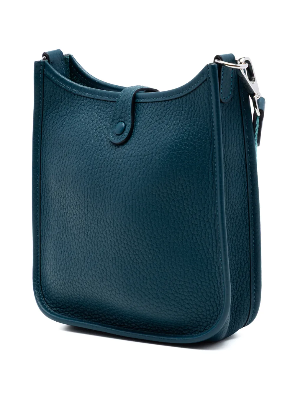 Hermès Pre-owned 2015 Clemence Evelyne 16 Amazone Crossbody Bag in Blue, view 3