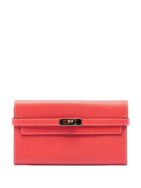 Hermès Pre-Owned cartera Kelly Due Wallet larga de piel Epsom 2013