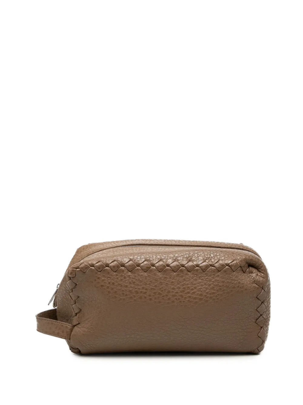 Bottega Veneta Pre-Owned 2007-2011 Intrecciato Trimmed Cervo Toiletry pouch - Marrone