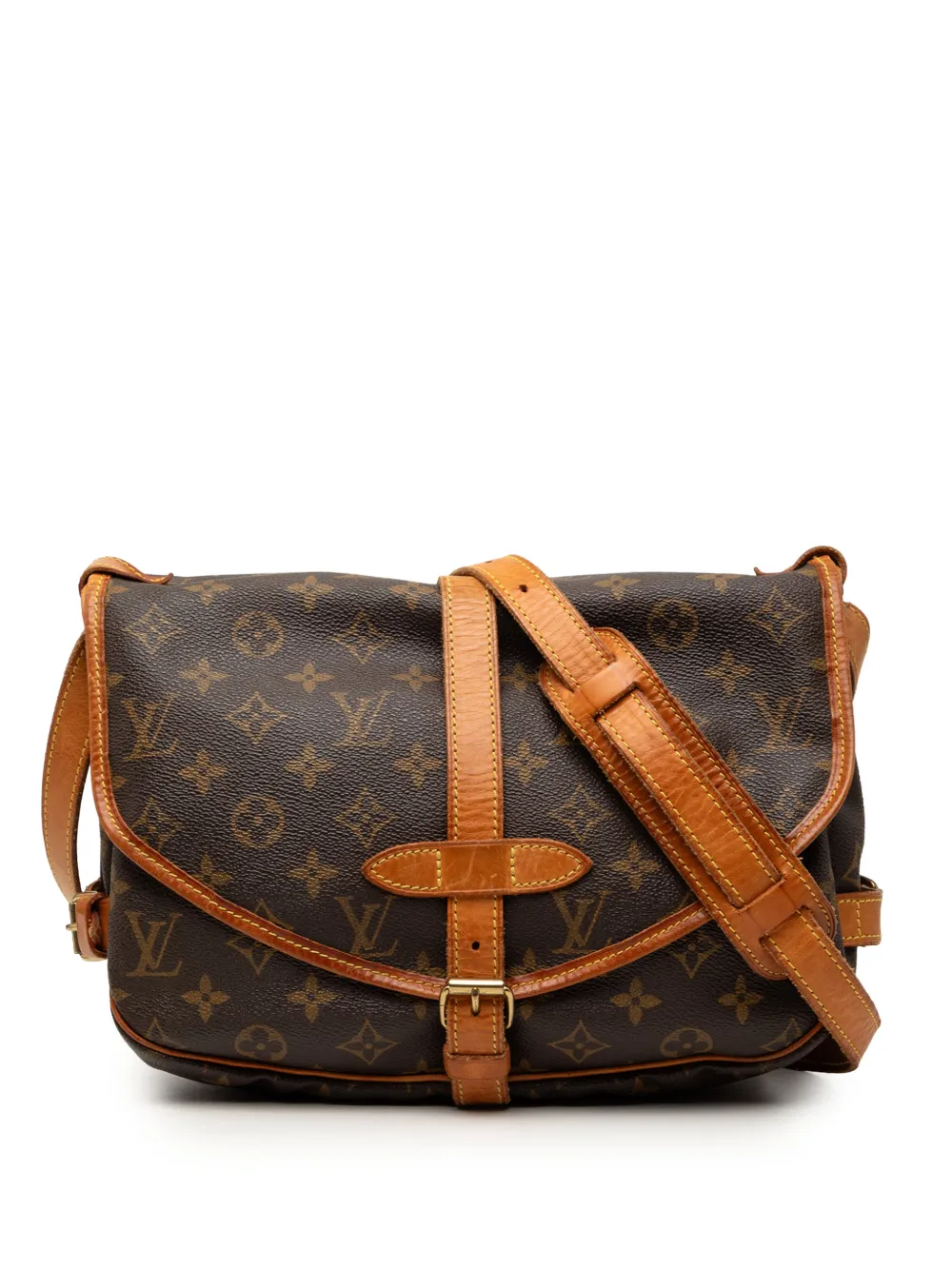 Louis Vuitton Pre-Owned 1998 Monogram Saumur 30 crossbody bag - Marrone