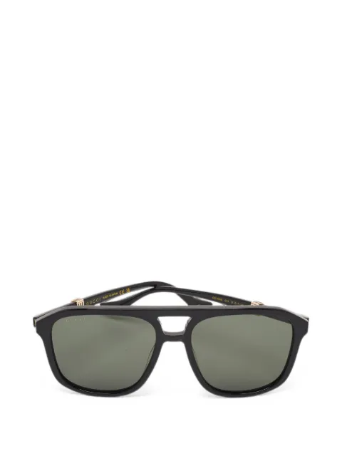Gucci Pre-Owned lentes de sol estilo piloto