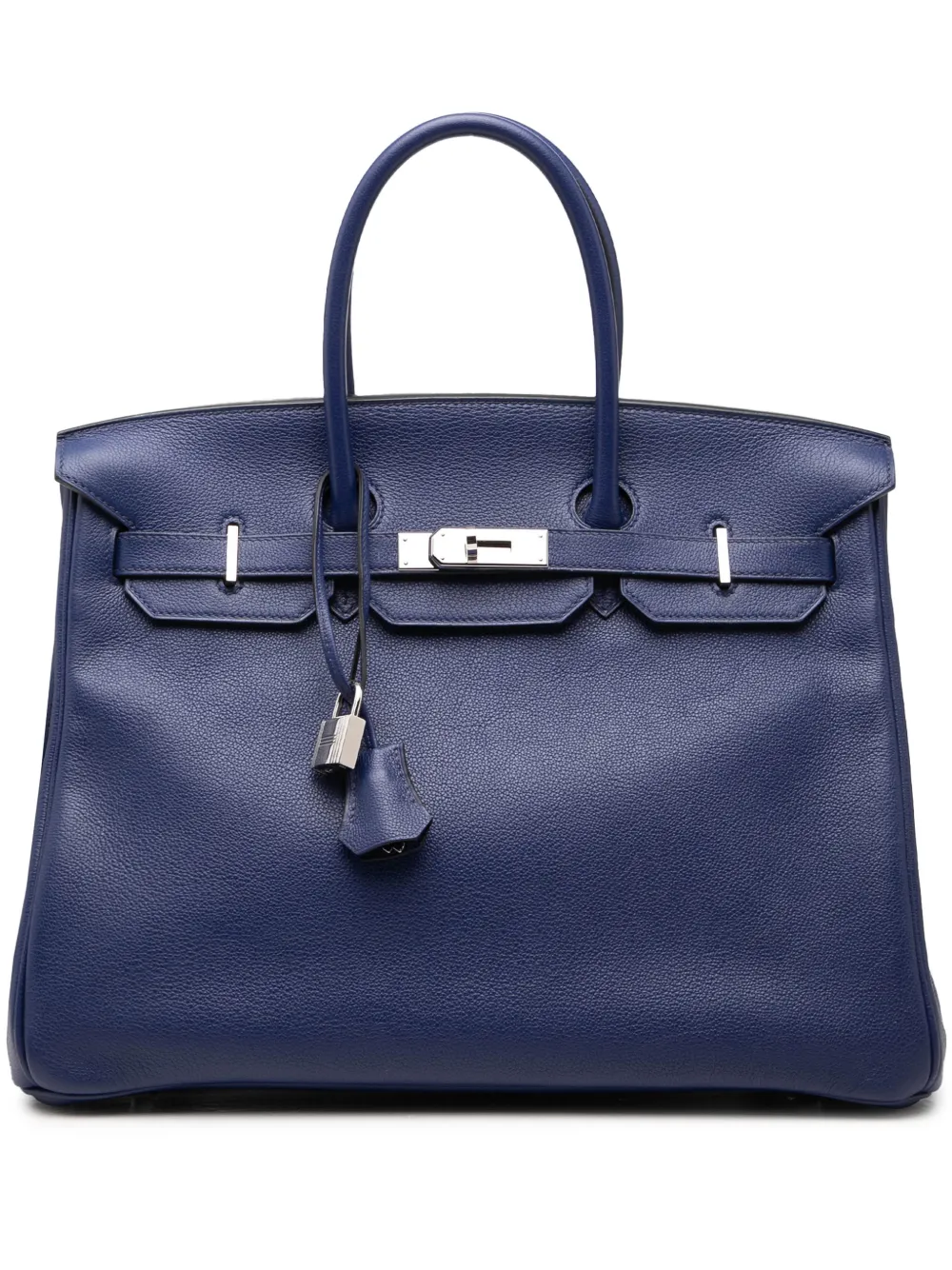 Hermès Pre-Owned 2018 Limited Edition Taurillon Novillo Sea Surf and Fun Birkin Retourne Handtasche 35cm - Blau