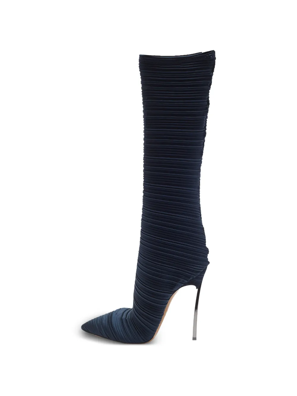 Casadei Blade plissé ankle boots - Blu