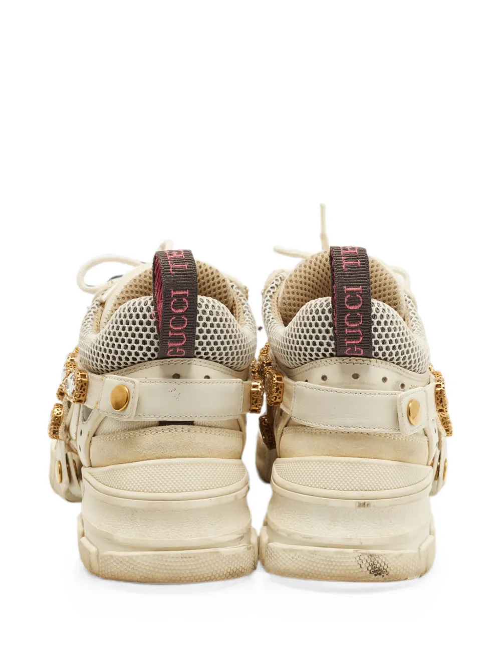 Gucci Pre-Owned Flashtrek Sneakers | Neutrals | FARFETCH