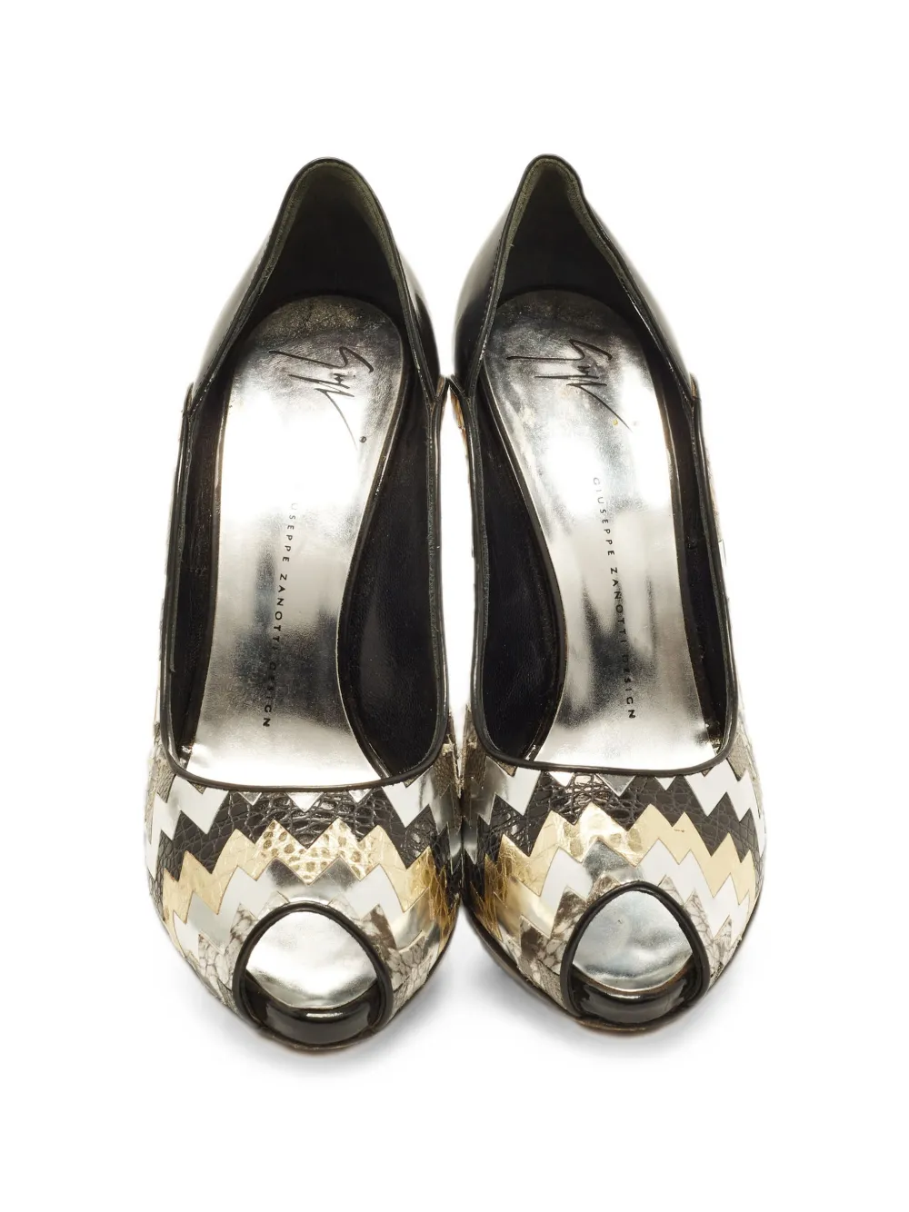 Giuseppe Zanotti Vintage ジグザグ サンダル | ブラック | FARFETCH JP