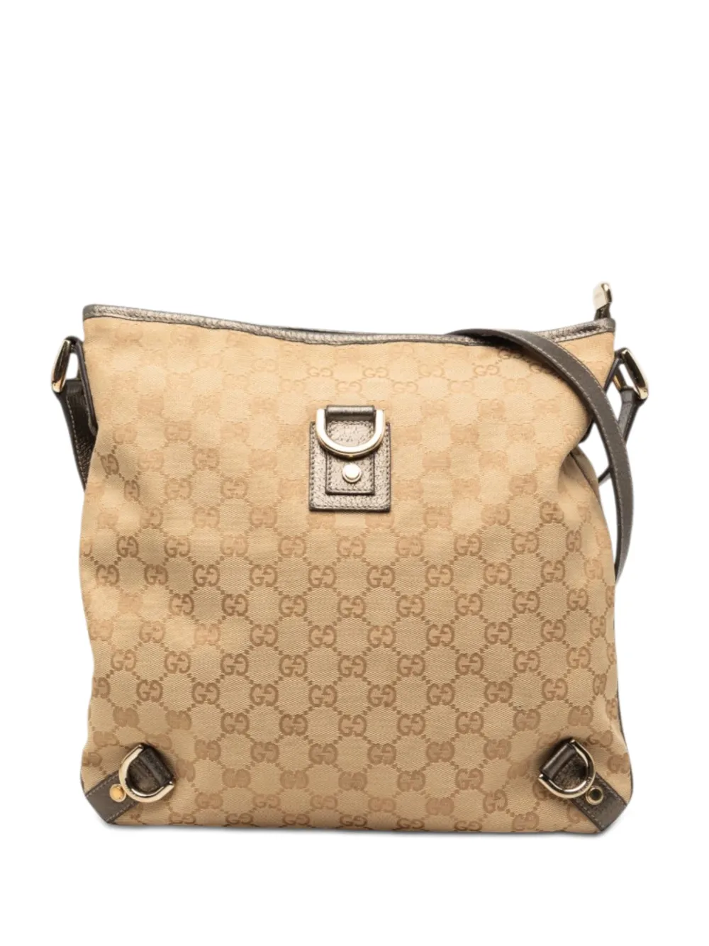 Gucci Pre-Owned 2000-2015 GG Canvas Abbey D Ring crossbody bag - Toni neutri