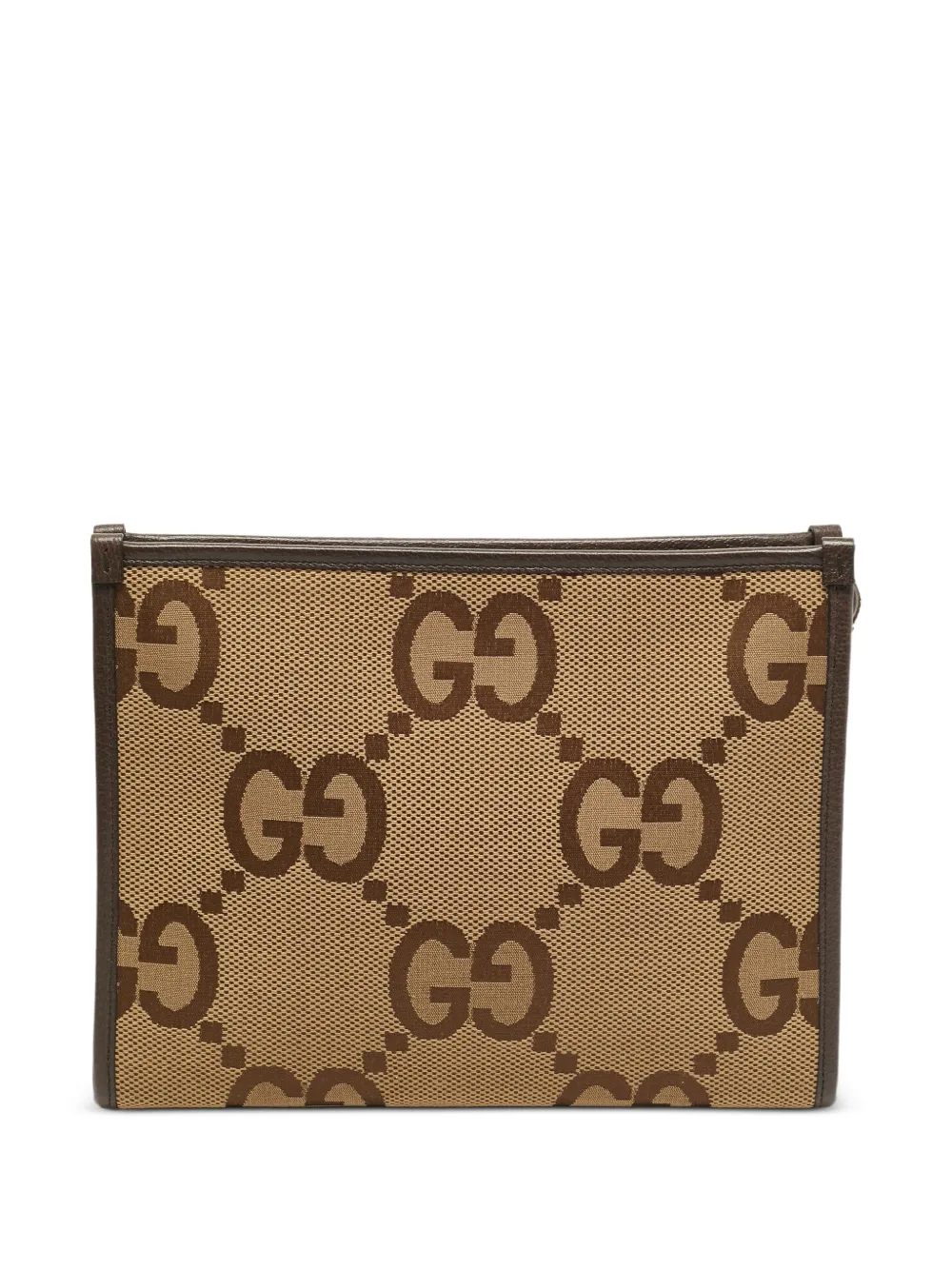 Gucci Pre-Owned Jumbo clutch bag - Braun