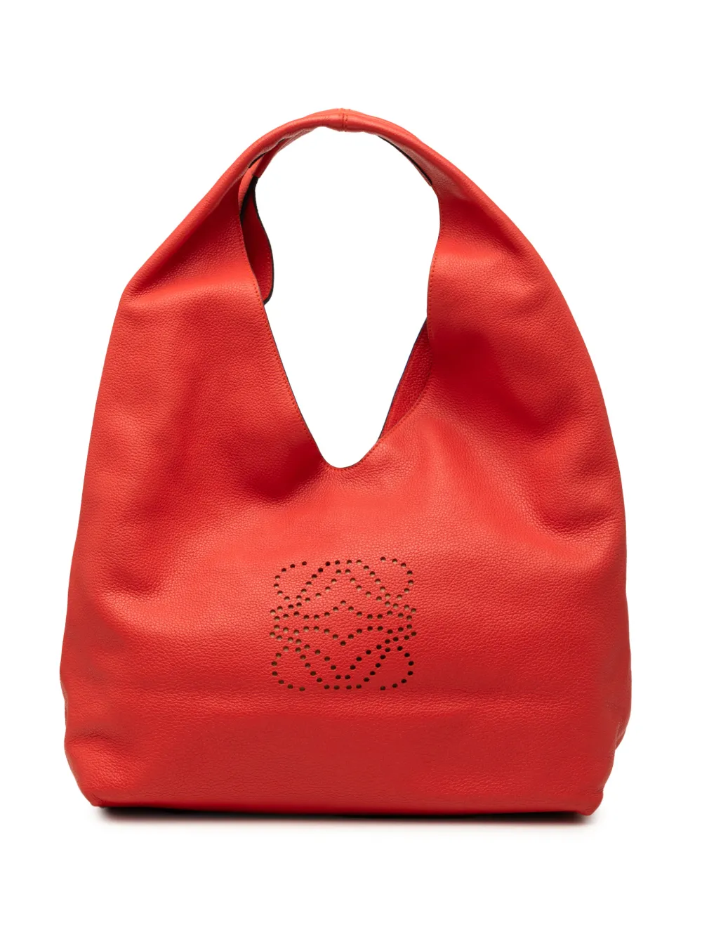 Loewe Pre-Owned 2013 Calfskin Anagram Dunas Hobo shoulder bag - Arancione