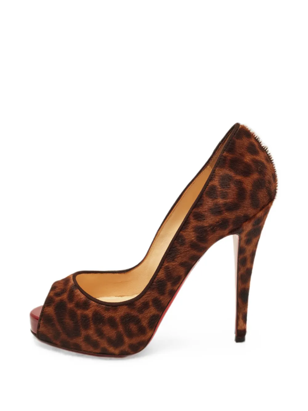 Christian Louboutin Pre-Owned Dorispiky leopard-print pumps - Braun