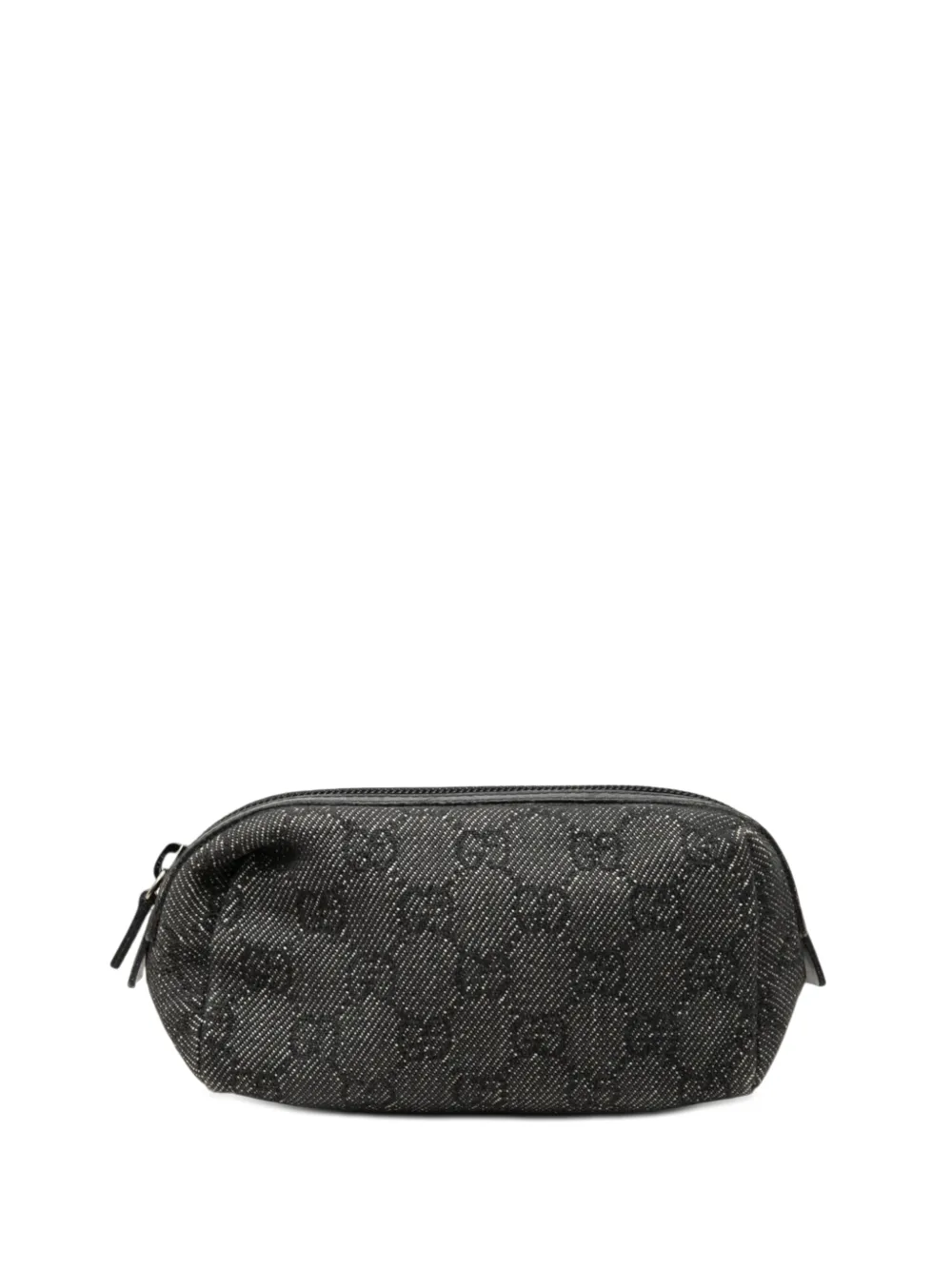 Gucci Pre-Owned 2000-2015 GG Denim Cosmetic pouch - Grigio