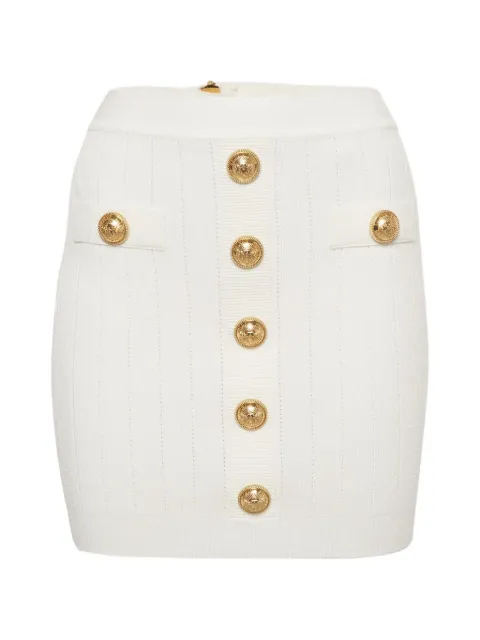 Balmain Pre-Owned Minigonna a coste
