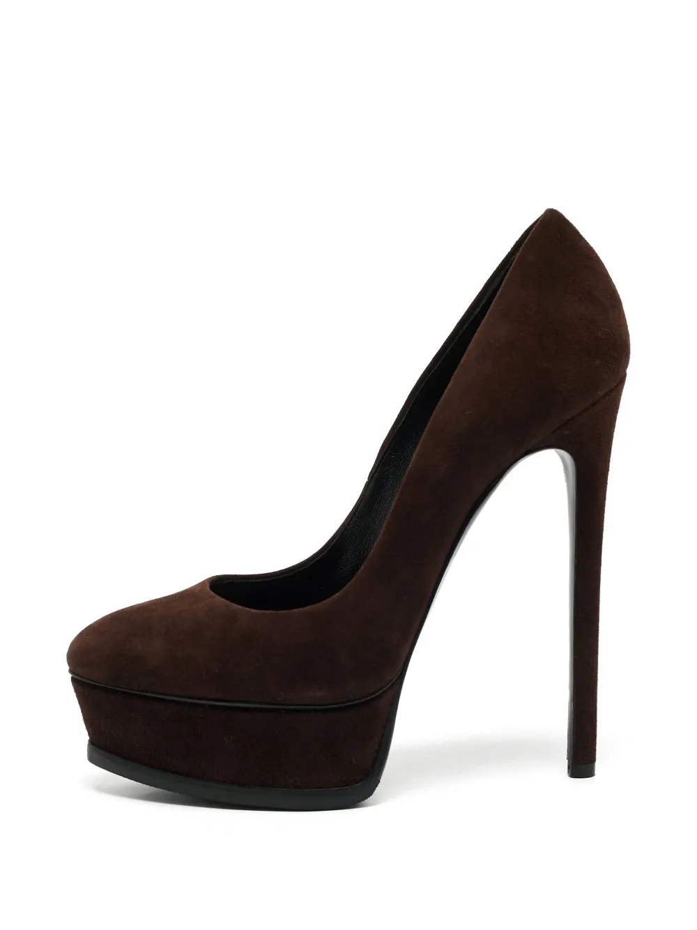 Casadei Daisy suede heeled pumps - Marrone