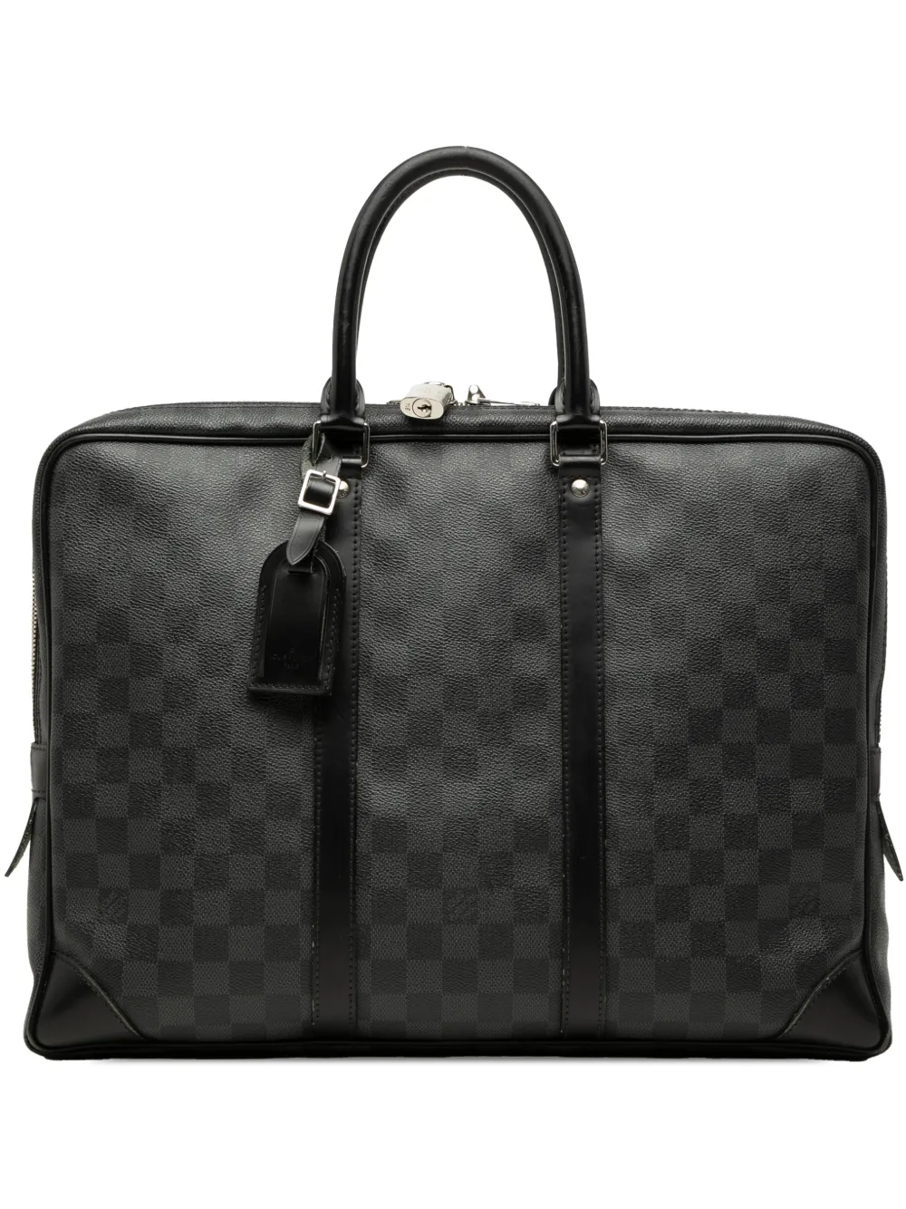 Louis Vuitton Pre-Owned 2011 Damier Graphite Porte Documents Voyage PM business bag - Nero