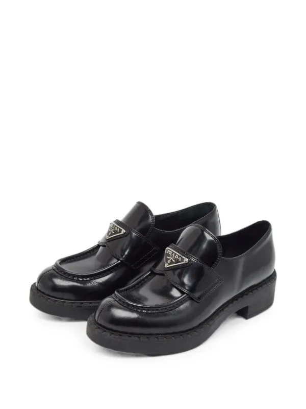 Prada Pre-Owned プラットフォーム ローファー | ブラック | FARFETCH JP
