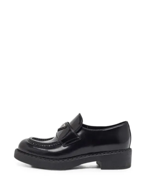 Prada Pre-Owned Triangle platform loafers